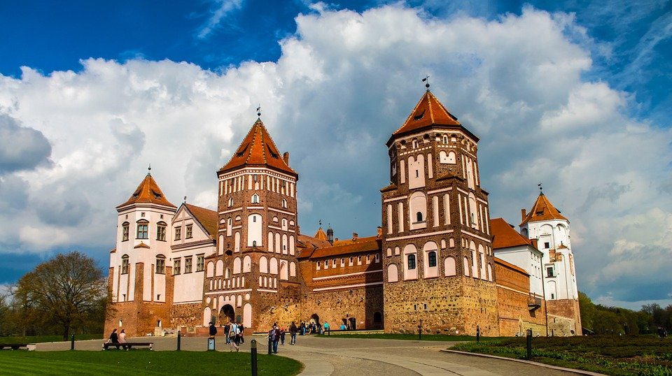 Замок, Белорусский, Беларусь, Архитектуры